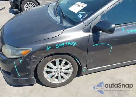 2010 Toyota Corolla S z USA, uszkodzony, nr VIN 2T1BU4EE8AC422842